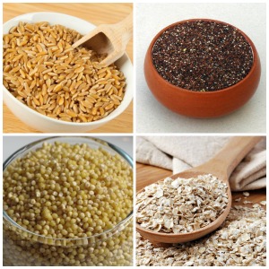 whole grains - Kamut - Kañiwa - Millet - Oats -Small size