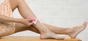 Remove dead cells from legs by waxing
