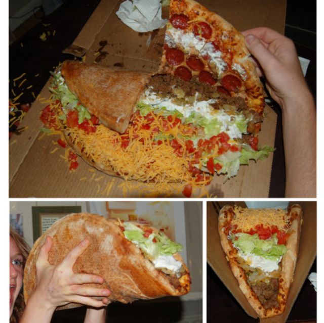 Massive Taco Pizza