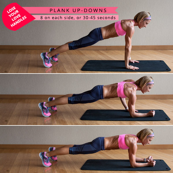 plank up-downs