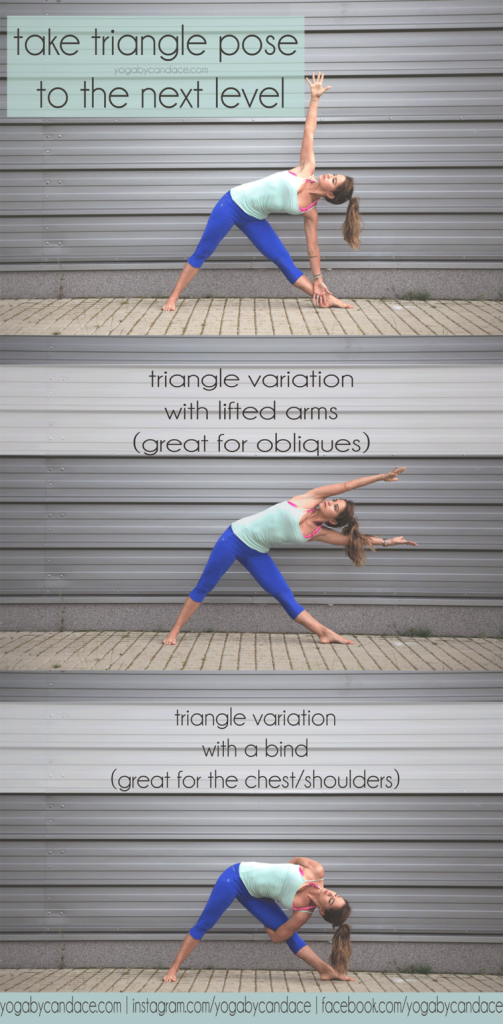 Triangle Pose variations