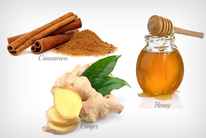Get rid of diarrhea with cinnamon, honey and ginger